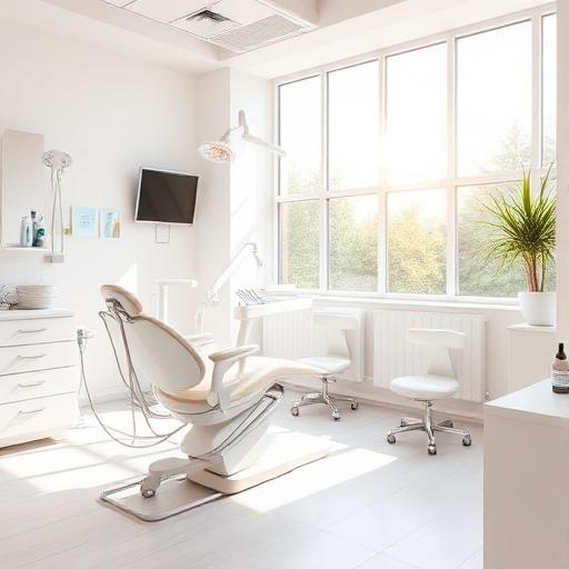 Modern dental clinic interior
